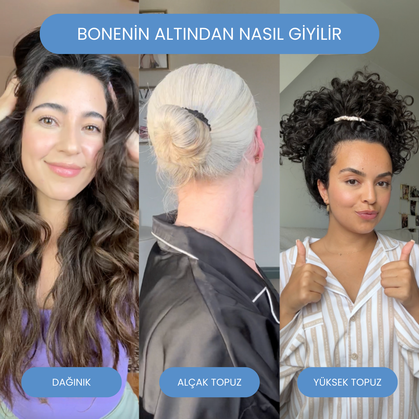 İpek Saç Bonesi — Silkybonn™ (1 Alana 1 Hediye)