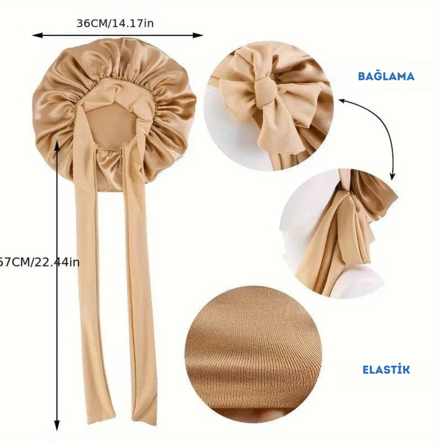 İpek Saç Bonesi — Silkybonn™ (1 Alana 1 Hediye)