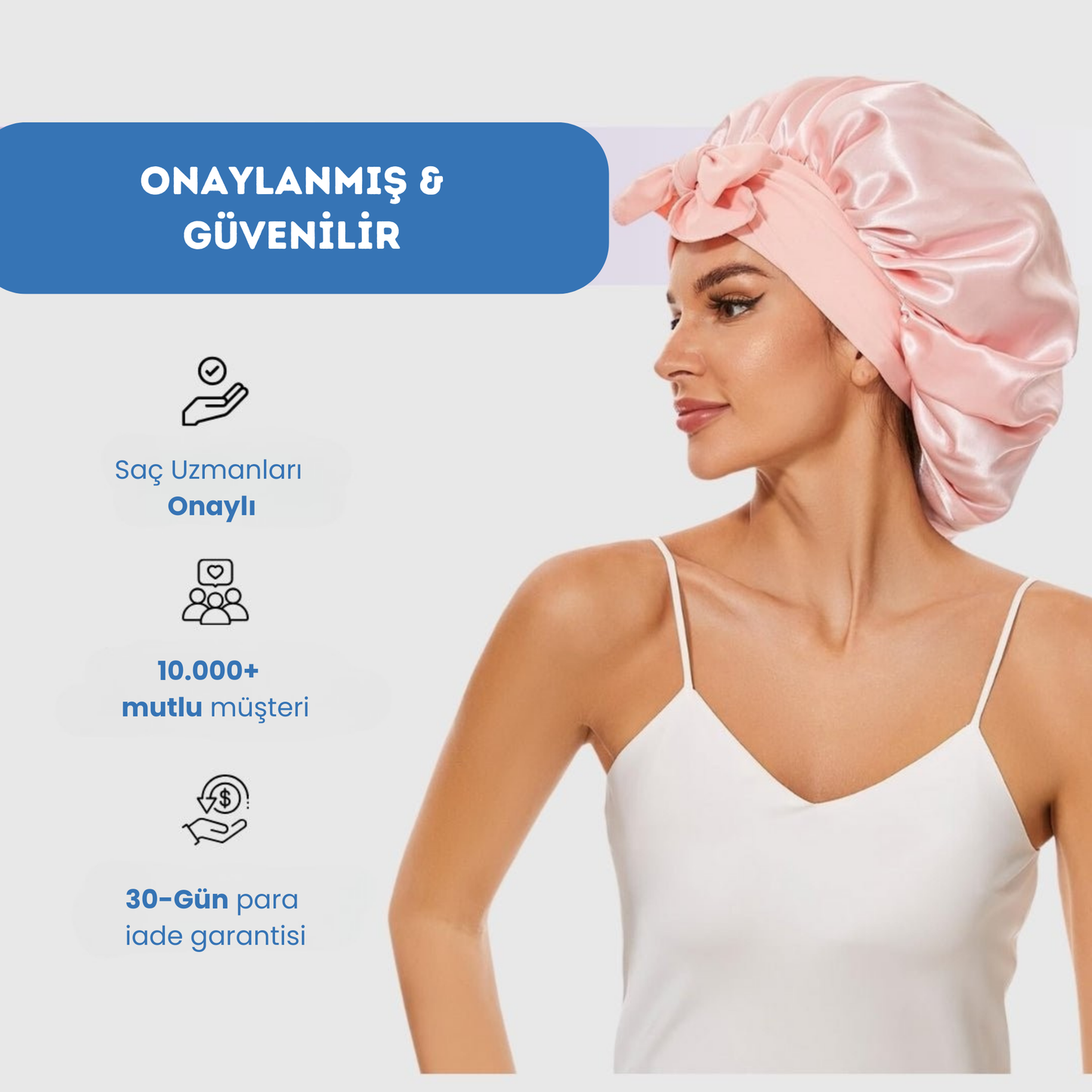 Silkybonn™ | İpeksi Premium Saç Bonesi